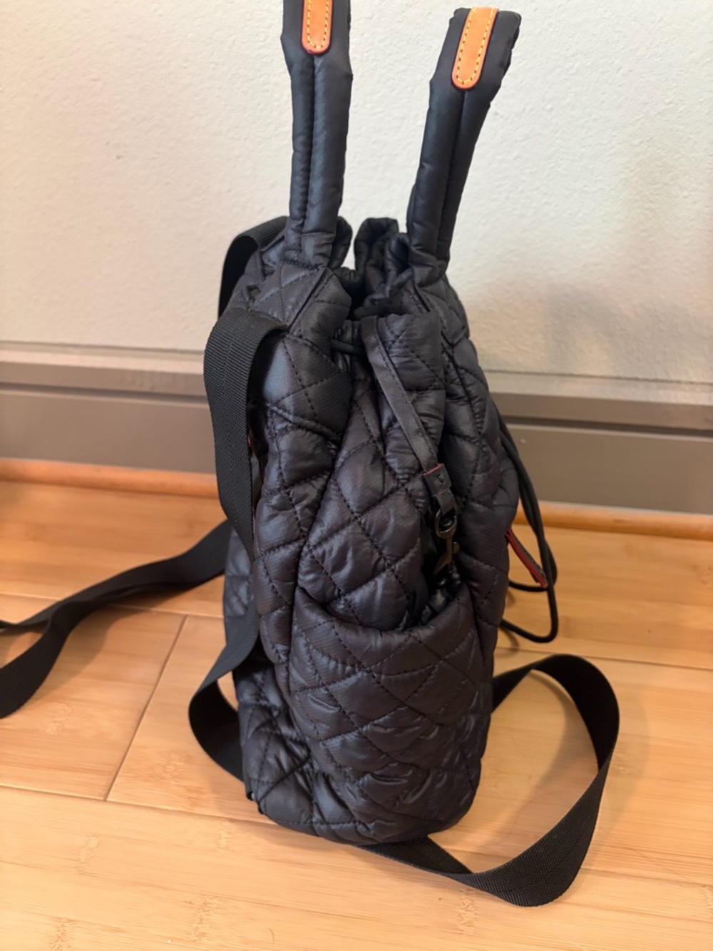 MZ Wallace Small Metro Convertible Backpack with removable pouch - Picture 3 of 5